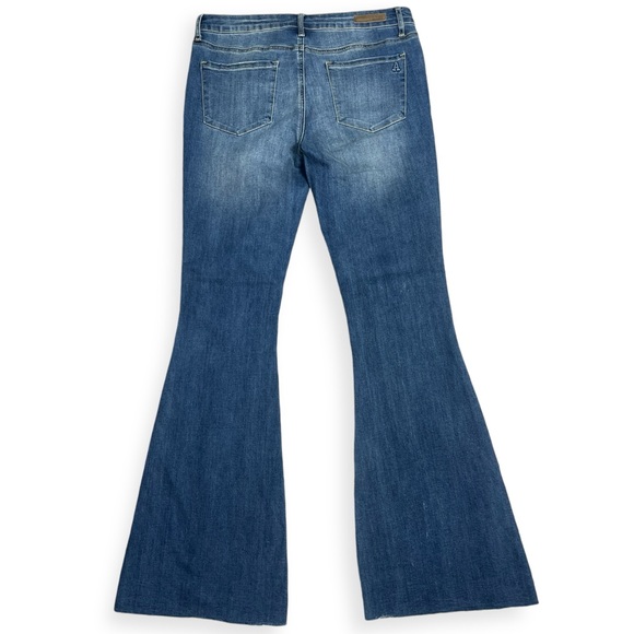 Articles Of Society Faith vintage flare Jeans Mid Rise Raw Hem Size 29 - Picture 2 of 8